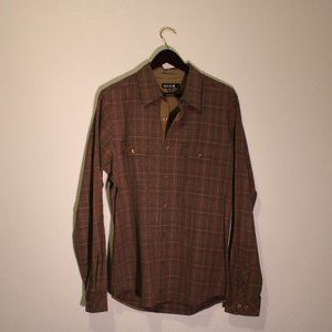 Stylish Brown Button Down